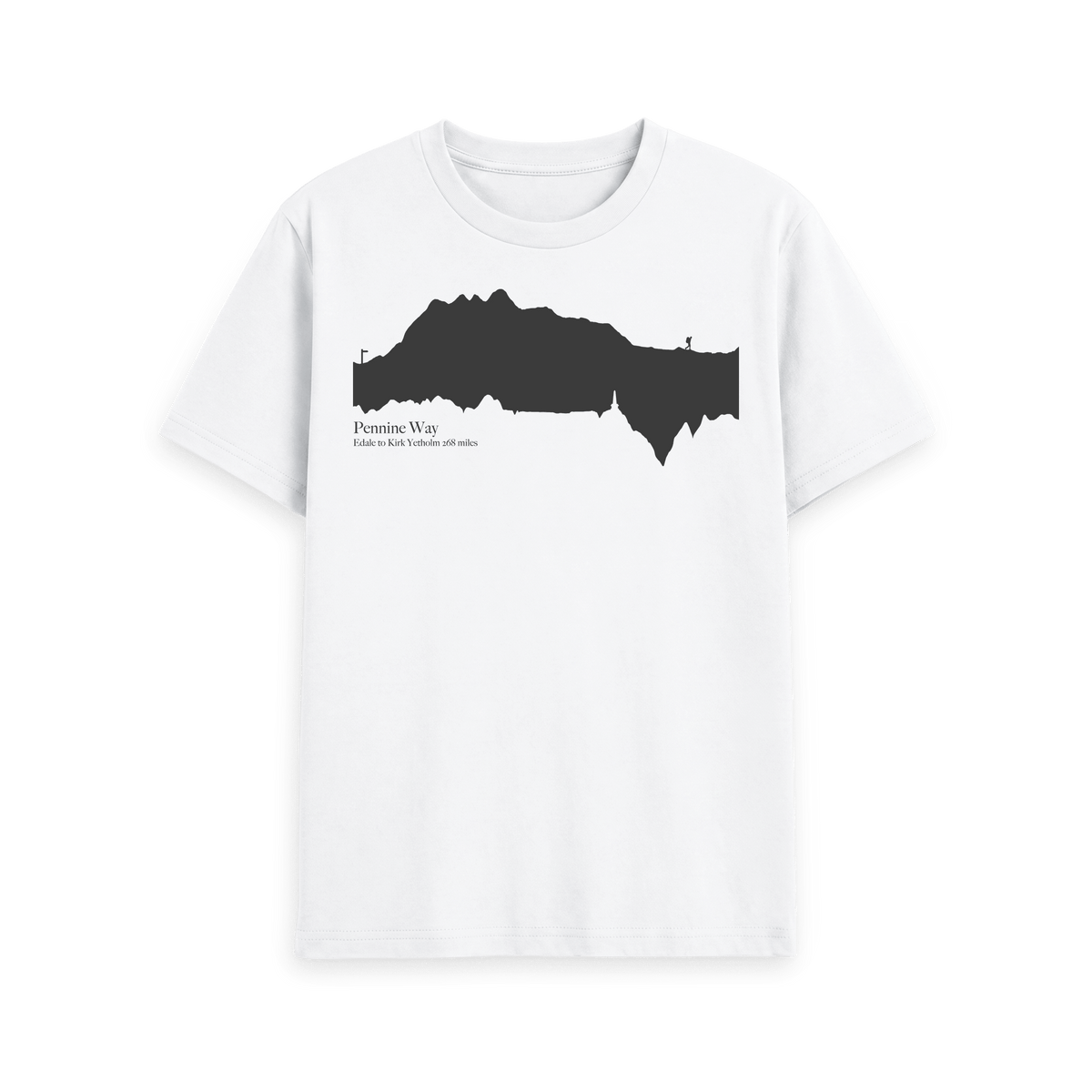 White Printed T-shirt Front