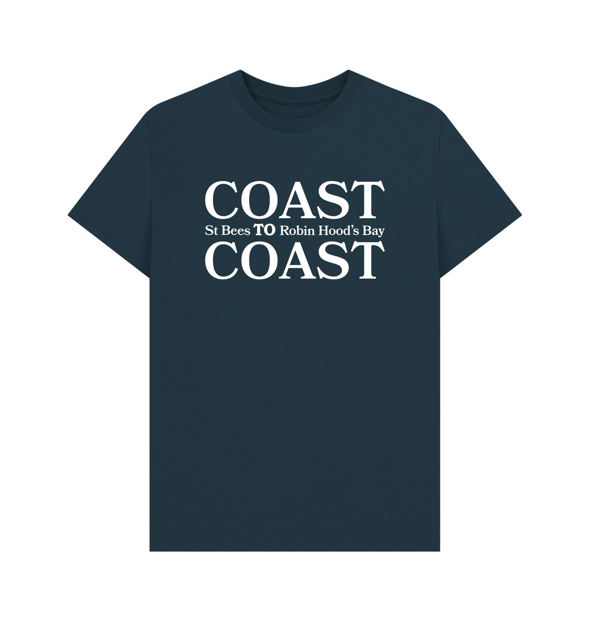 Denim Blue Printed T-shirt Front