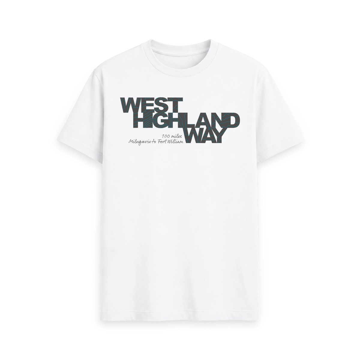 White Printed T-shirt Front