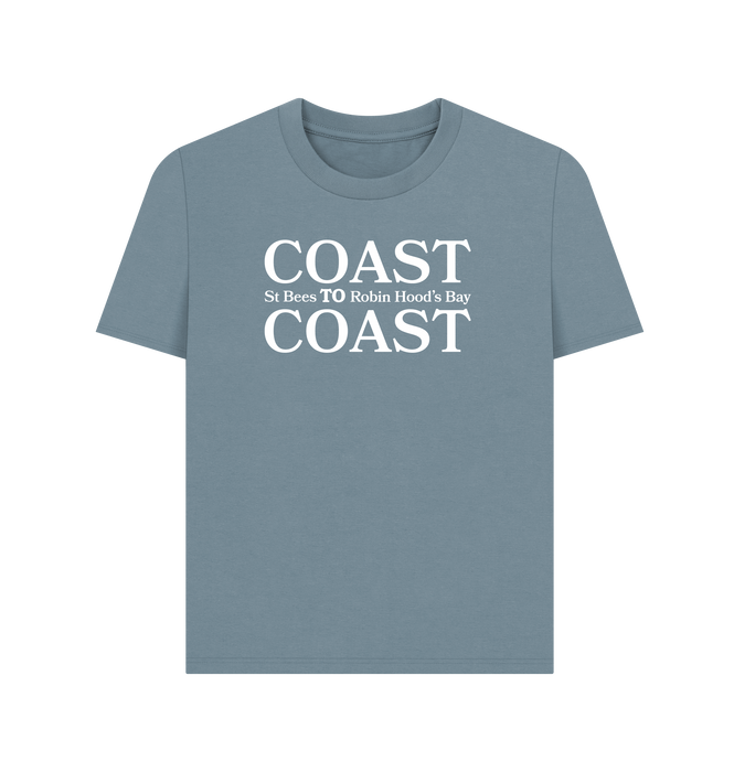 Stone Blue Printed T-shirt Front