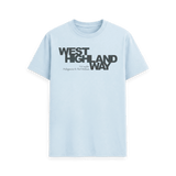 Sky Blue Printed T-shirt Front