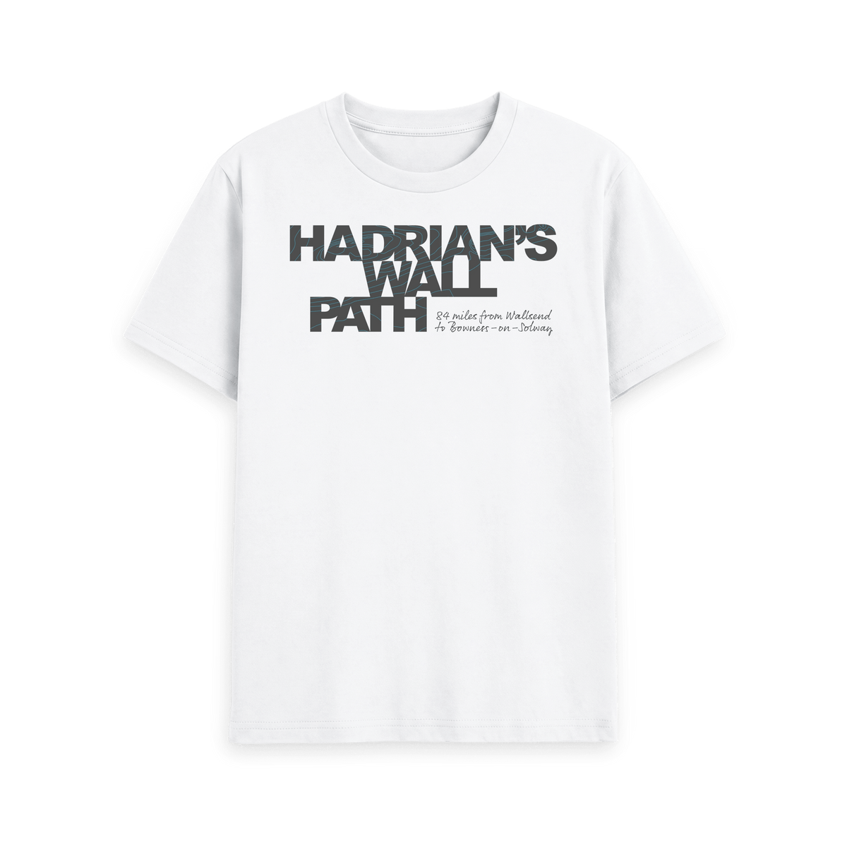 White Printed T-shirt Front