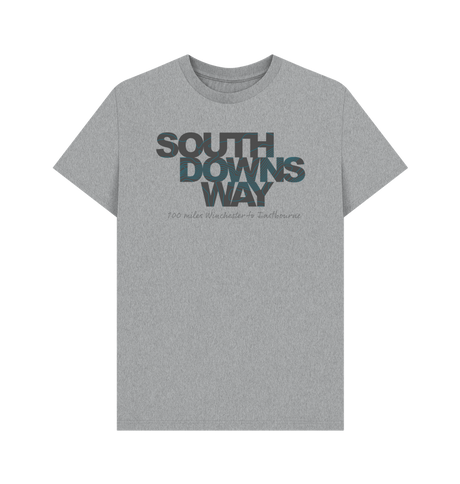 Athletic Grey Printed T-shirt Front