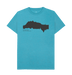 Ocean Blue Pennine Way 'elevation profile' Men's T-Shirt
