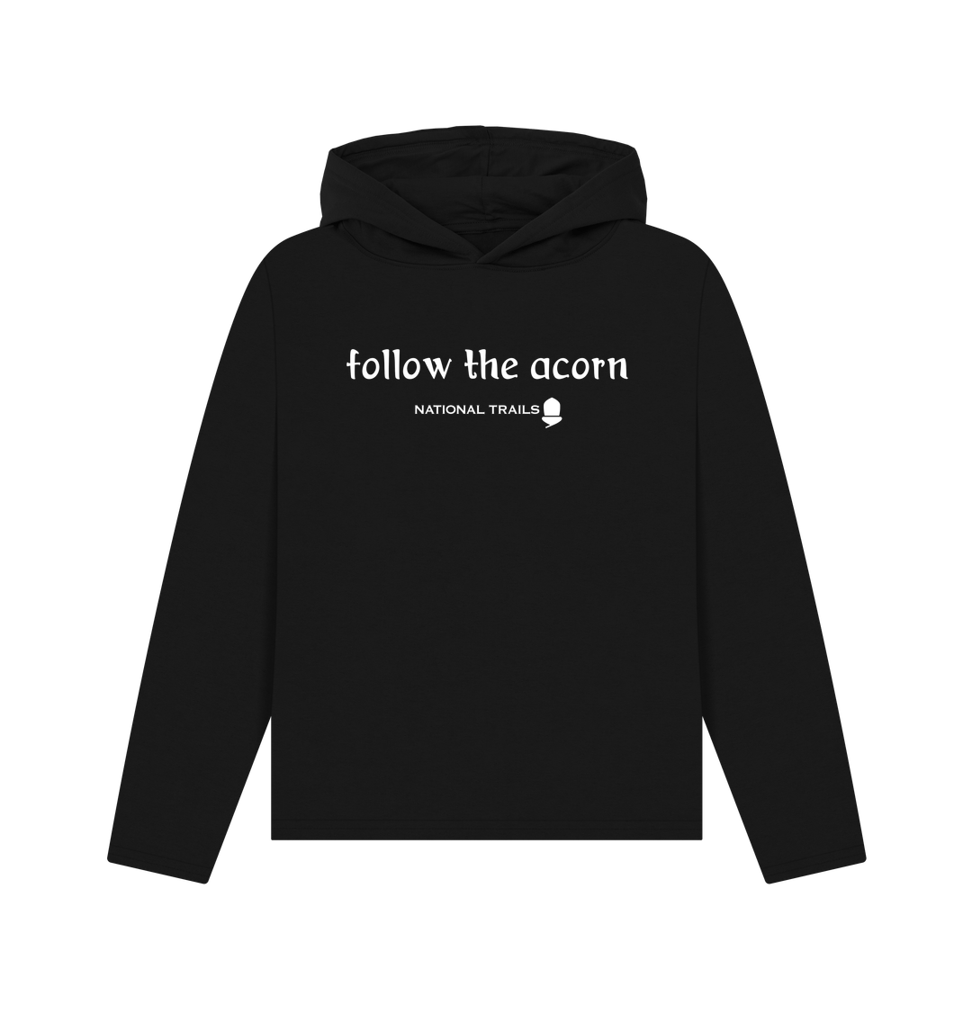 Black Printed Hoody