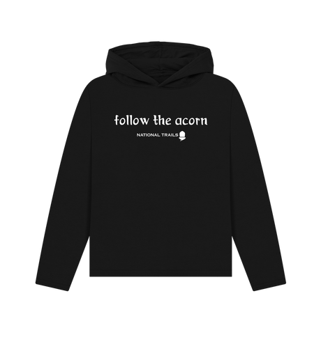 Black Printed Hoody