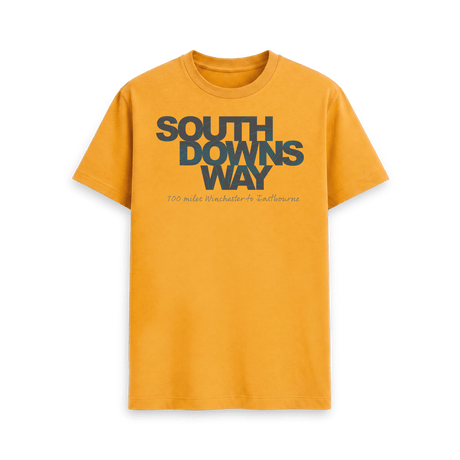 Mustard Printed T-shirt Front