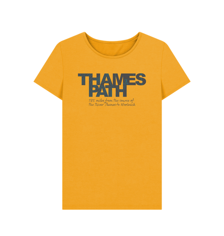 Mustard Printed T-shirt Front