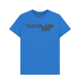 Bright Blue Printed T-shirt Front