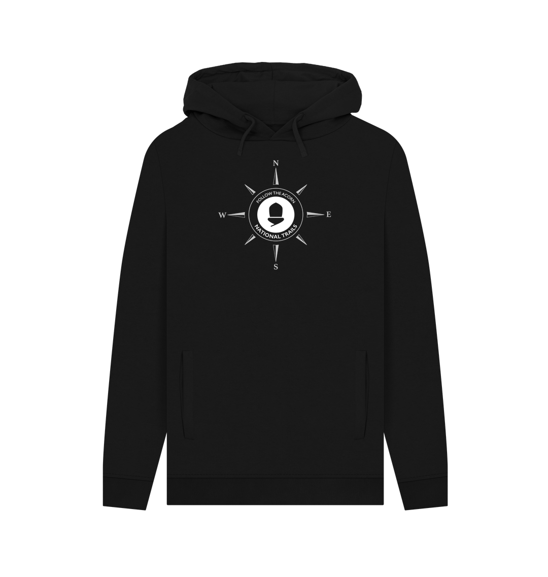 Black Printed Hoody