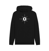Black Printed Hoody