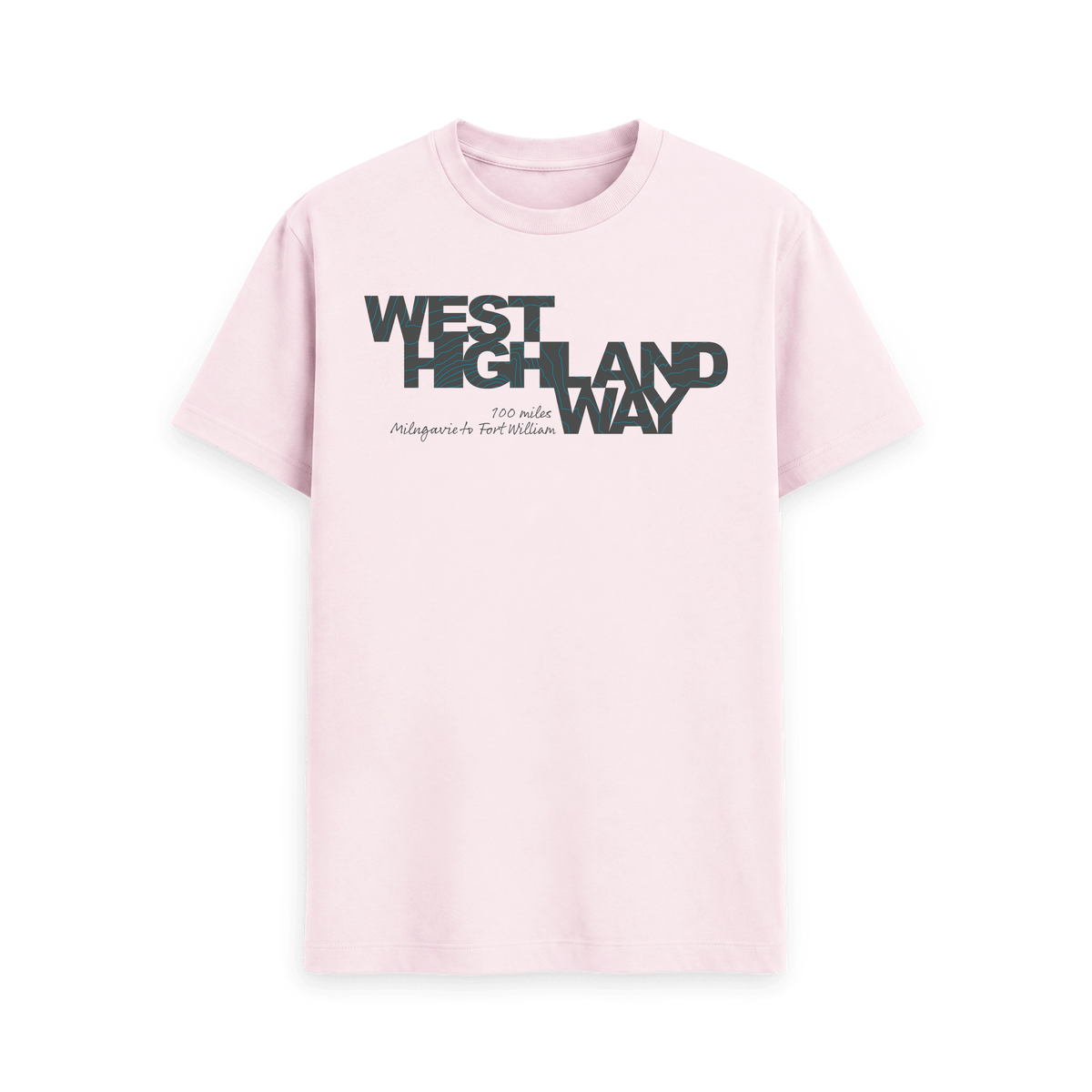Pink Printed T-shirt Front