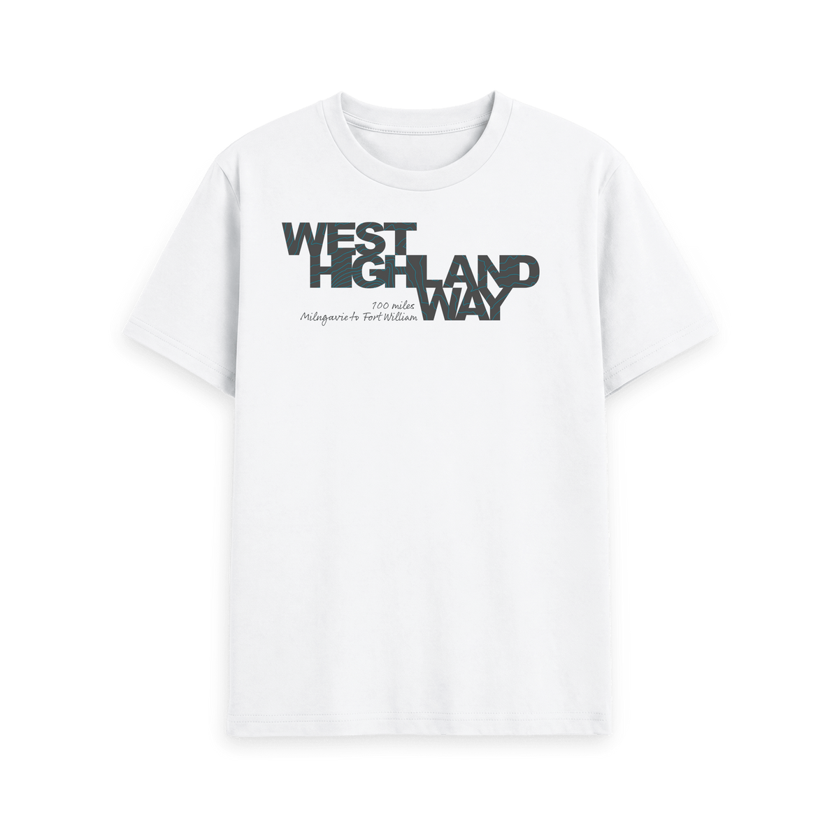 White Printed T-shirt Front