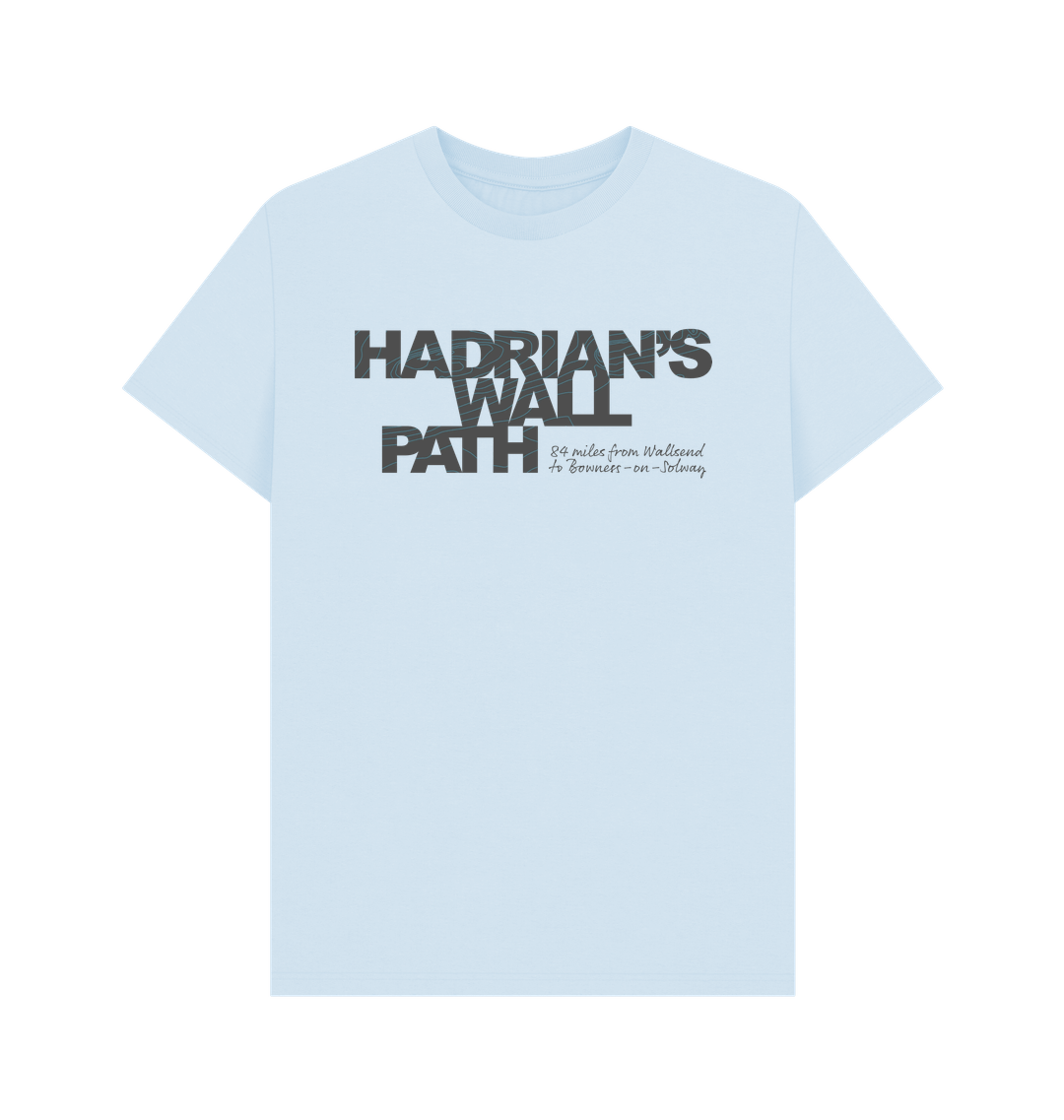 Sky Blue Printed T-shirt Front