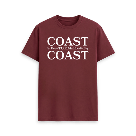 Red Wine Printed T-shirt Front