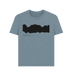 Stone Blue Printed T-shirt Front