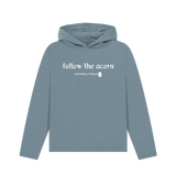 Stone Blue Printed Hoody