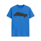 Bright Blue Printed T-shirt Front