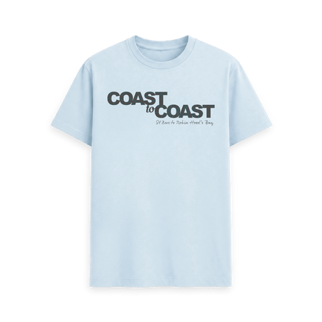 Sky Blue Printed T-shirt Front