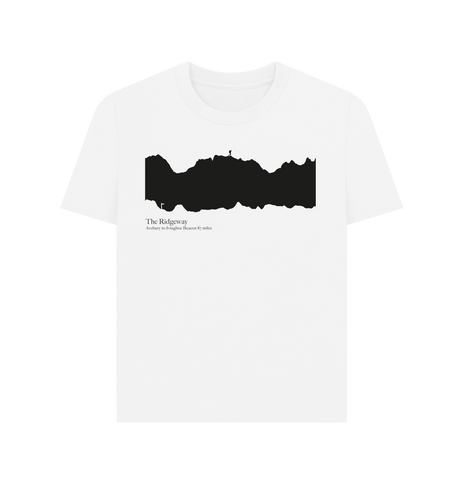 White Printed T-shirt Front
