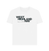 White Printed T-shirt Front