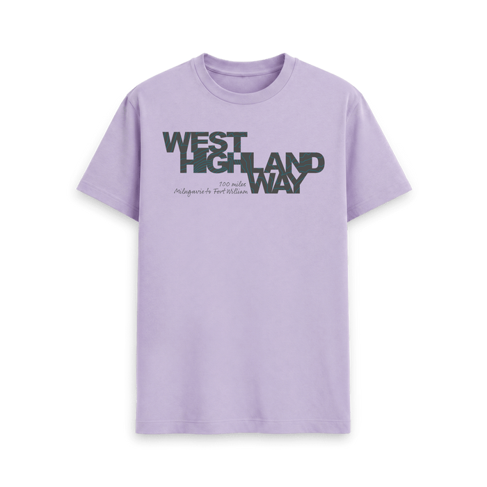 Lilac Printed T-shirt Front