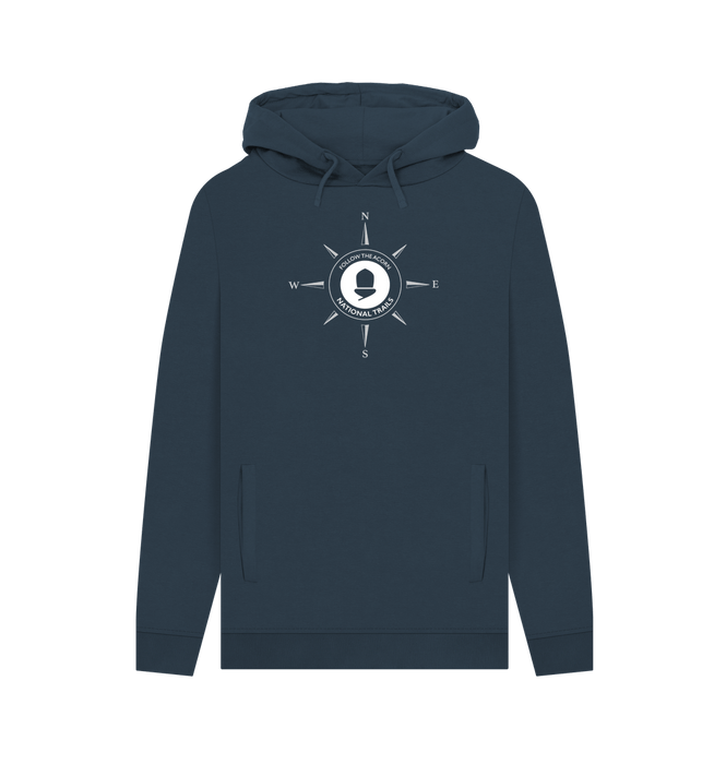 Navy 'Follow the acorn' National Trail Men's Compass Hoody