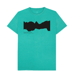 South Downs Way 'elevation profile' Men's T-Shirt