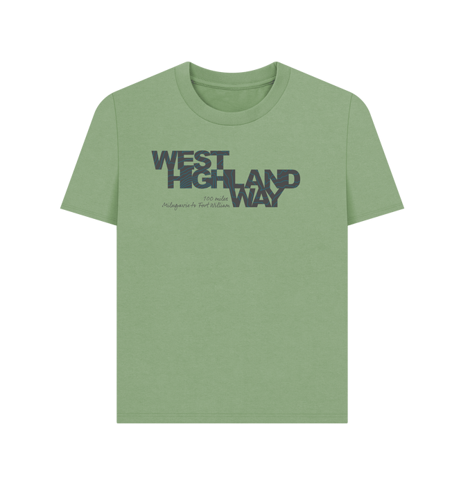 Sage Printed T-shirt Front