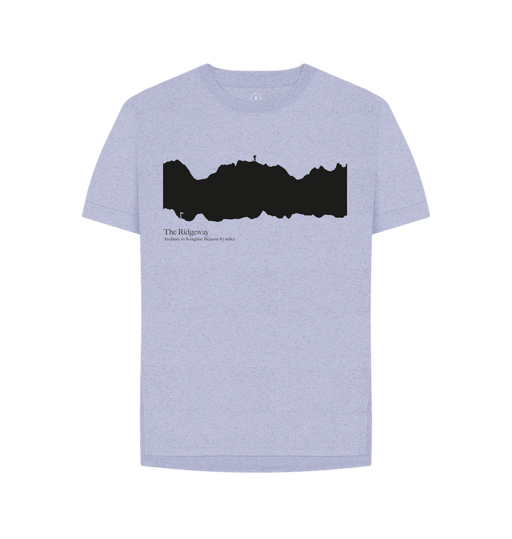 Lavender The Ridgeway 'elevation profile' Women's T-Shirt