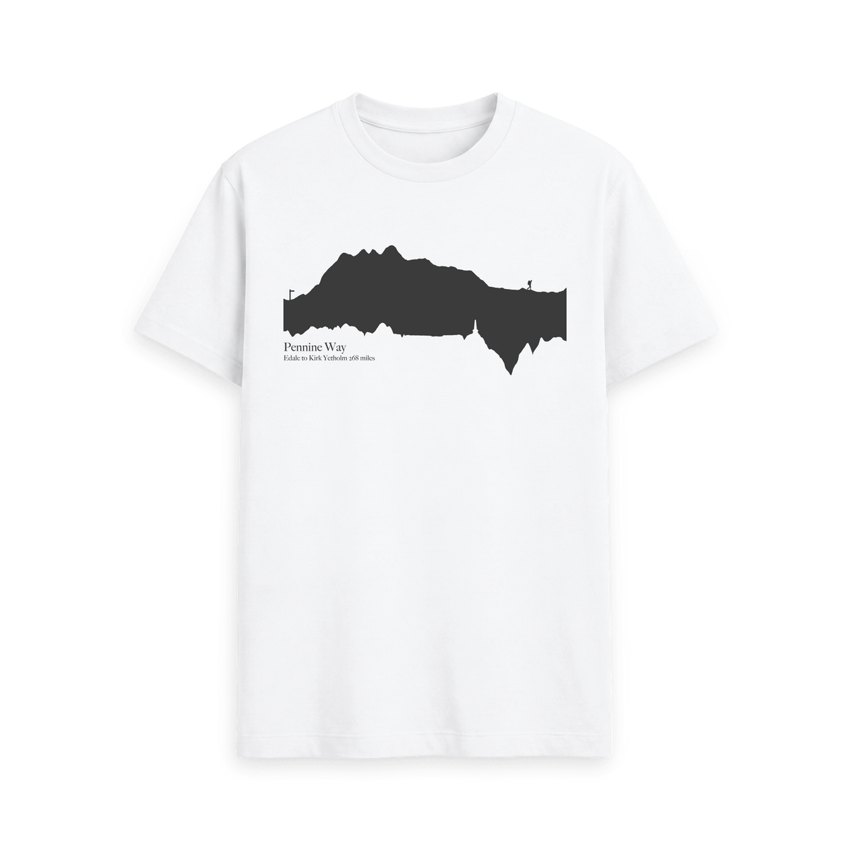 White Printed T-shirt Front