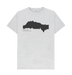 Grey Pennine Way 'elevation profile' Men's T-Shirt