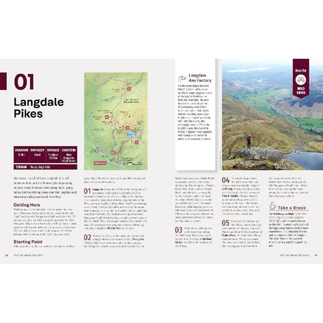 Best day walks in England Lonely Planet inside page