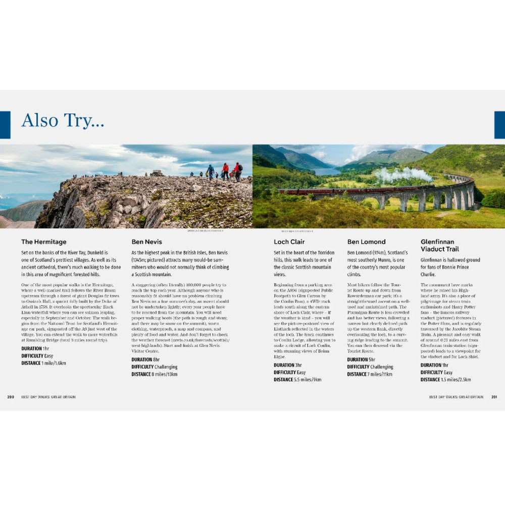 Best Day walks in GB-Lonely Planet inside page