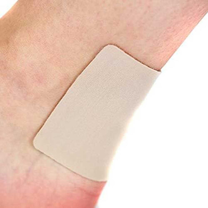 Blis-Blox comfort patch on ankle