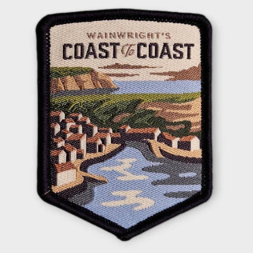 Coast to Coast walk woven patch badge - The Trails Shop 