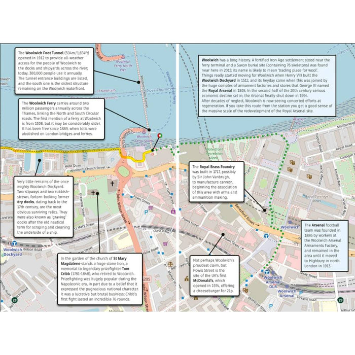 Capital Ring Sparky Walking Guides - map