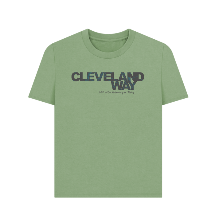 Cleveland Way 'contours' women's t-shirt