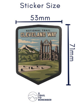 Cleveland Way vinyl sticker