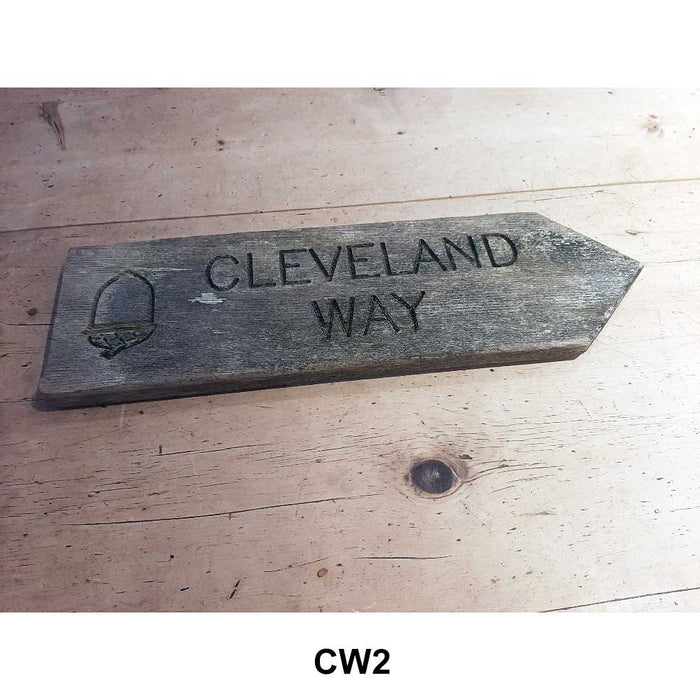 Cleveland Way National Trail original sign CW2