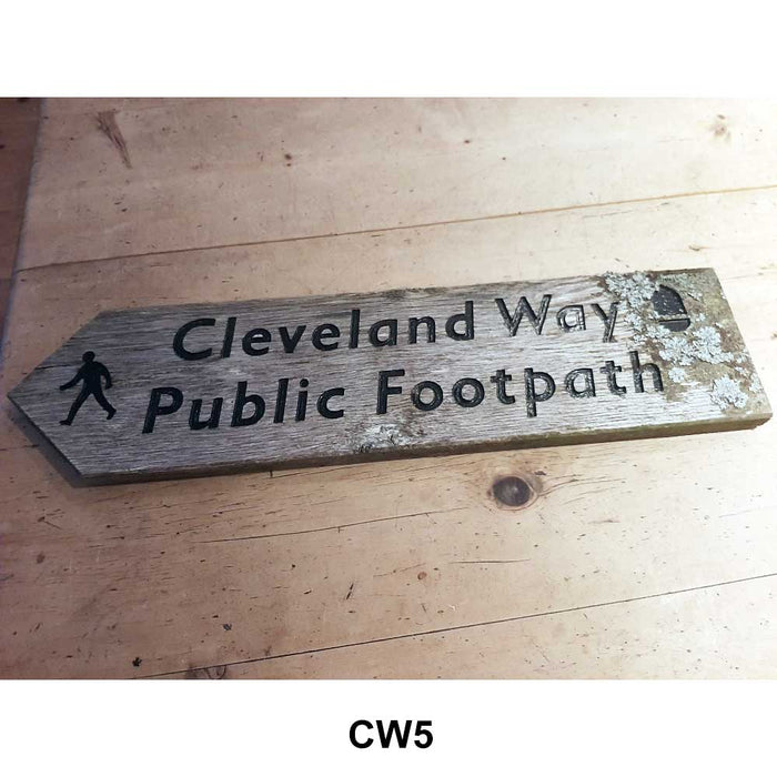 Cleveland Way National Trail original sign CW5