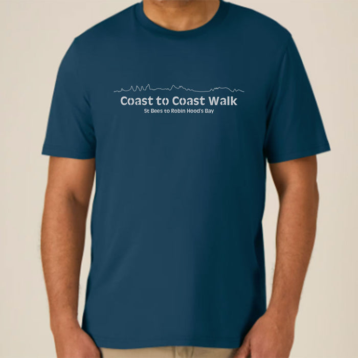 Coast to Coast Path trail t-shirt denim