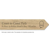Coast to Coast Path National Trail souvenir sign