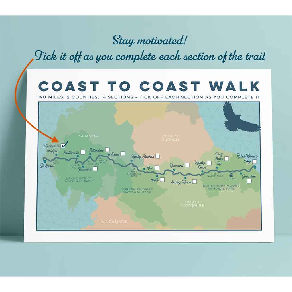 Coast to Coast Walk Art Print