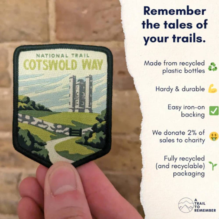 Cotswold Way badge - A Trail to Remember