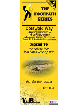 Cotswold Way 1 - Chipping Campden to The Devil's Chimney - Zigzag map