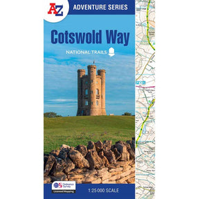 Cotswold Way A-Z map - Ordnance Survey mapping 