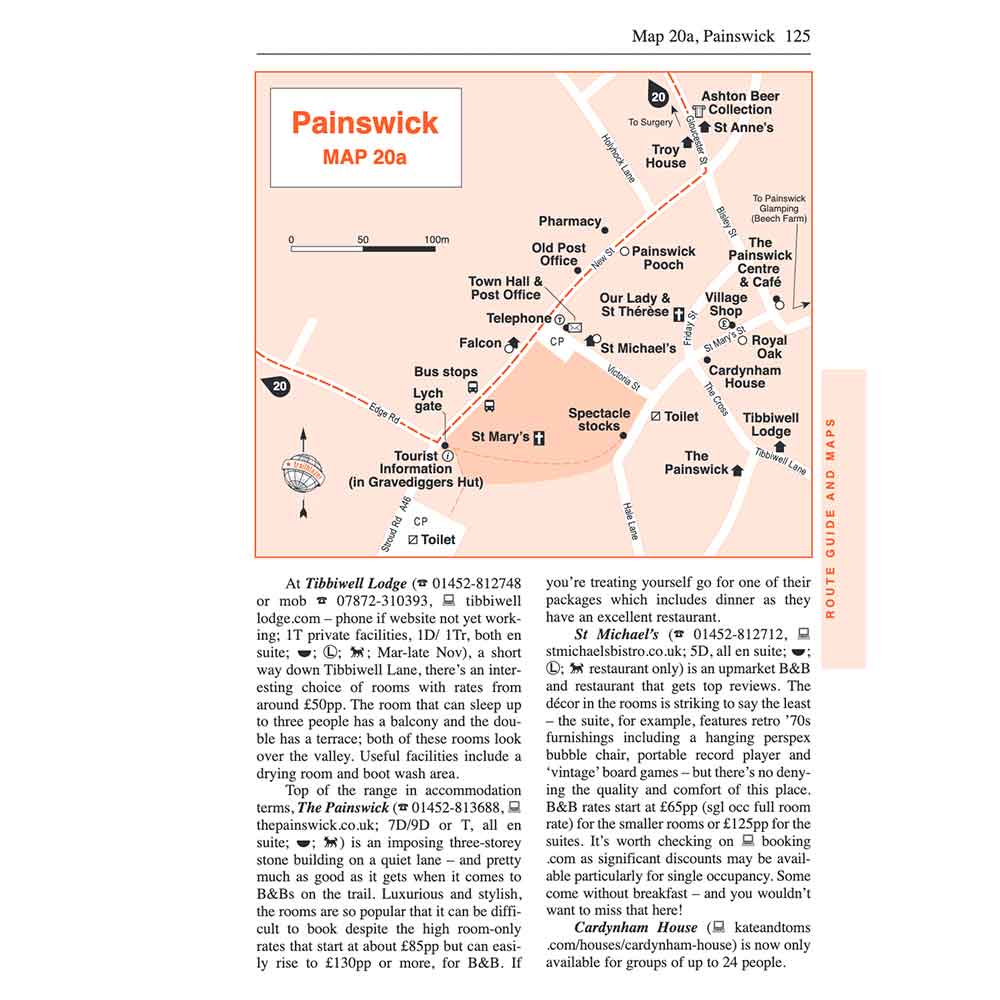 Cotswold Way Trailblazer Painswick map