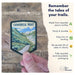 The Cumbria Way woven patch badge - A Trail to Remember @ the Trails Shop