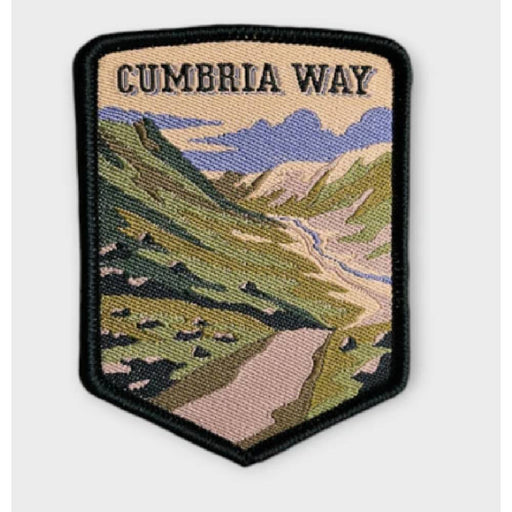 The Cumbria Way woven patch badge - A Trail to Remember @ the Trails Shop